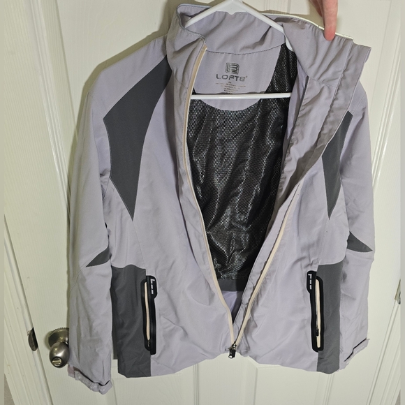 Loft 8 Womens Full Zip Windbreaker Track Jacket Lavender Medium - Picture 9 of 11